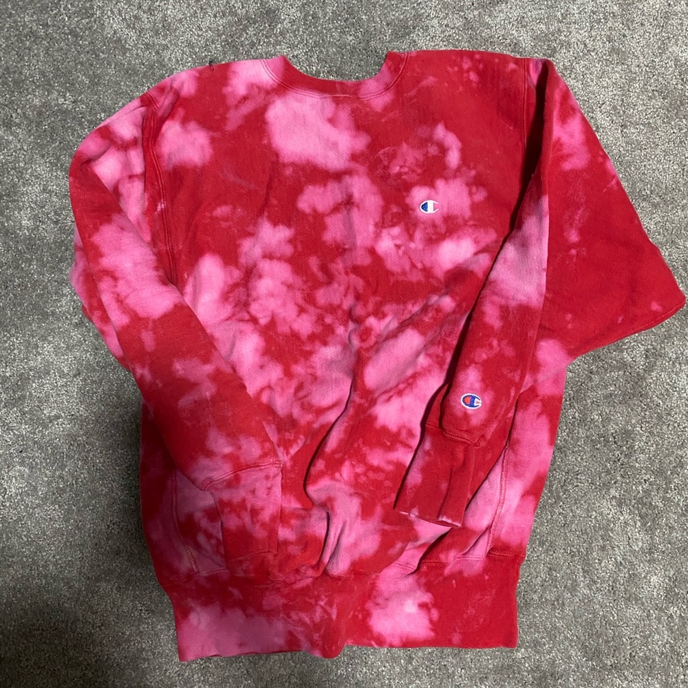 Vintage tie dye champion sweatshirt